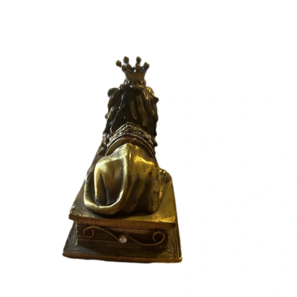 Vintage Borghese Recumbent Lion box. - Picture 5 of 7
